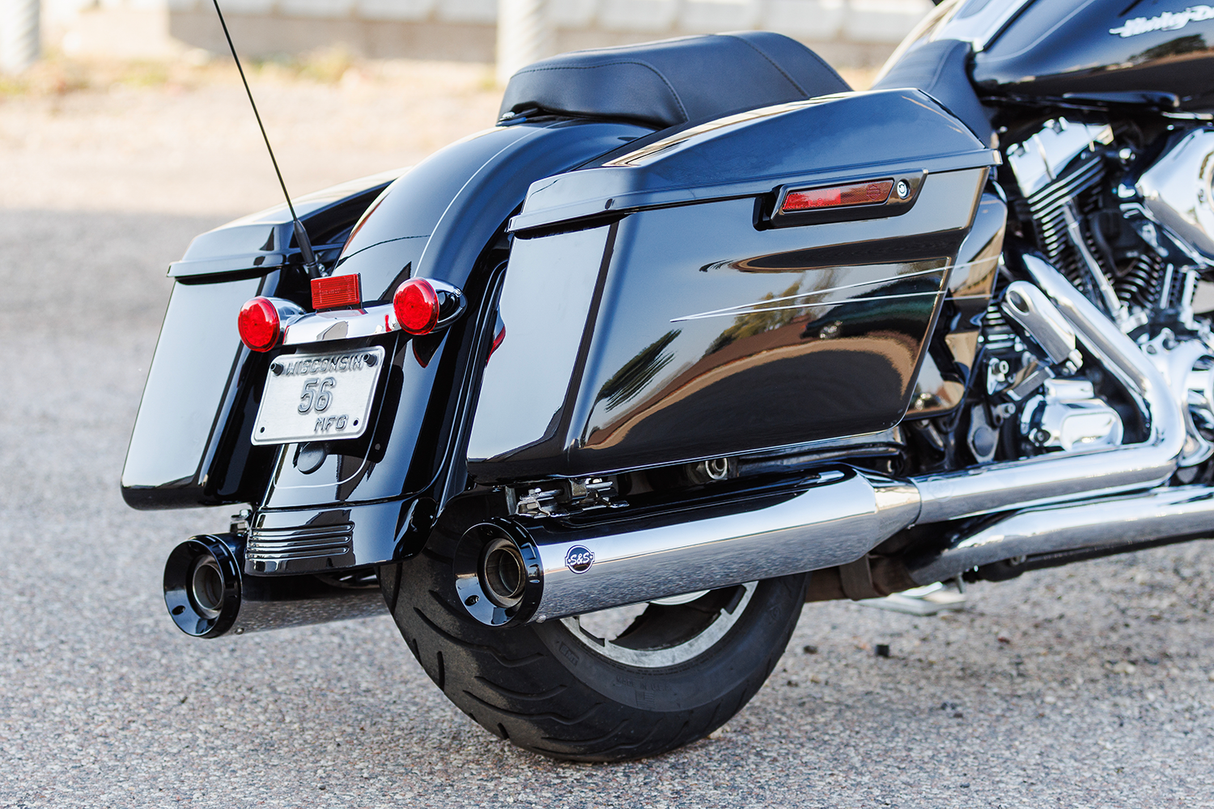 4-1/2" GNX Slip-On Mufflers - Chrome - 1801-1768