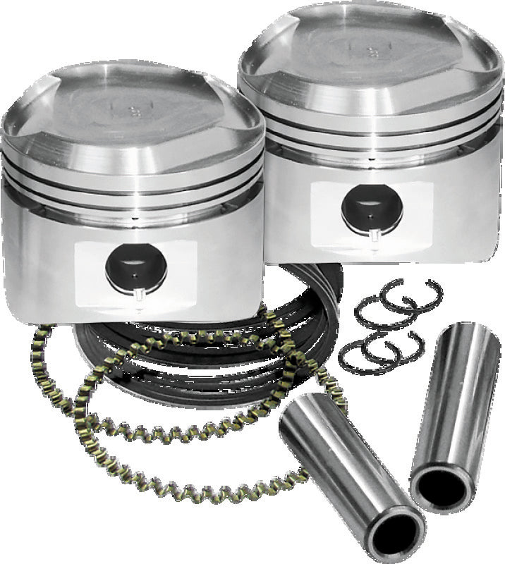 S&S Cycle BT .020in 80in Piston Set - 92-2028 For Harley Motorcycles 1984-1999