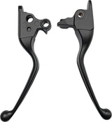 Harddrive 053814 Smooth Lever SET Chrome FLT With Cable Clutch For Harley Touring 2008-2013