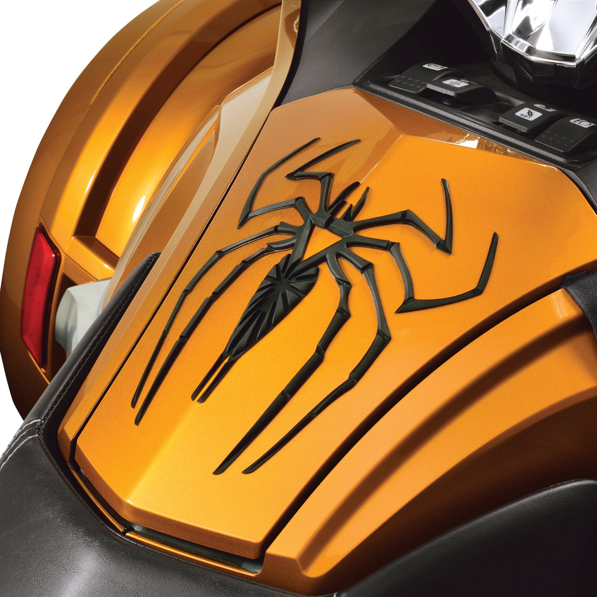 SHOW CHROME 2331-0158 4-243B Tank Pad spider - black