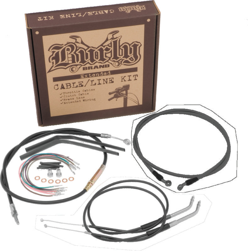 Burly Brand B30-1069 Dyna Control Kit 16in - Black
