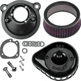 S&S Cycle 2007+ XL Sportster Models Stealth Air Cleaner Kit W Gloss Black Mini Teardrop Cover - 170-0440C For Harley Sportster 2009-2021