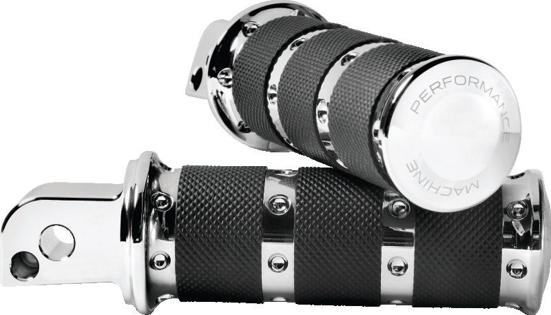 Performance Machine 0035-1249M-CH Footpegs XLS Passenger - Chrome
