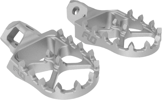Flo Motorsports 122-9013 SS-792 STAINLESS STEEL FOOT PEGS