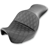 SADDLEMEN 0803-0554 806-04-029LS Explorer Seat - Lattice Stitched - Dyna