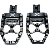 BURLY BRAND 1620-2729 B13-1017B MX Evolution Pegs MX Evolution Passenger Pegs - Black - Softail