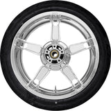 COASTAL MOTO 0336-0037 PKG-DAY185CH-24ABST Daytona Rear Wheel/Tire Combinations with TPMS Pre-Installed Daytona Rear Wheel - Chrome (18") | Dunlop AE Tire (180/55B18)