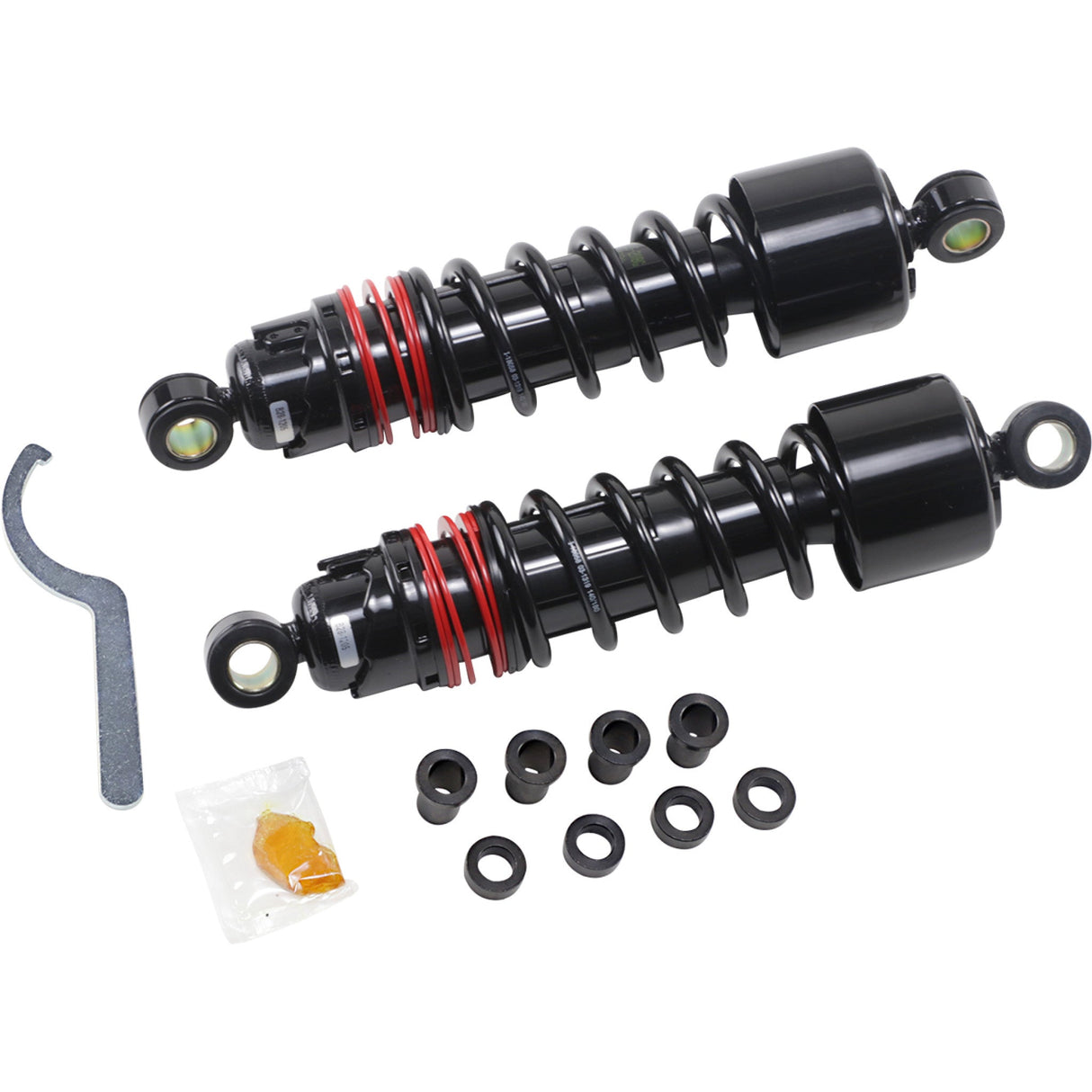 Burly Brand Slammer Plus Shocks 10.5" Black - B28-1205B For Harley Sportster 1988-2003