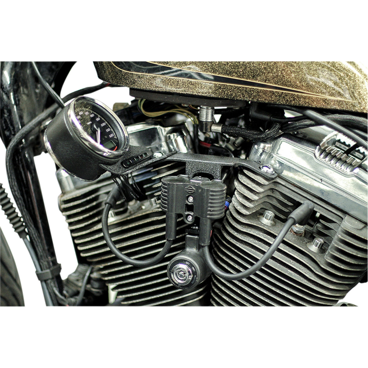 Cycle Visions Relocation Bracket - CV5050 For Harley Sportster 2004-2017