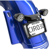 CIRO 2030-2089 40303 LED Lighted License Plate Frame - Black - Smoke