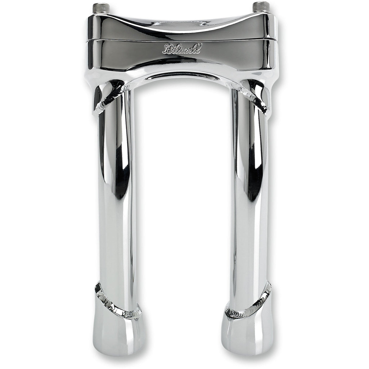 BILTWELL Murdock Handlebar Riser Risers - Pullback Chrome