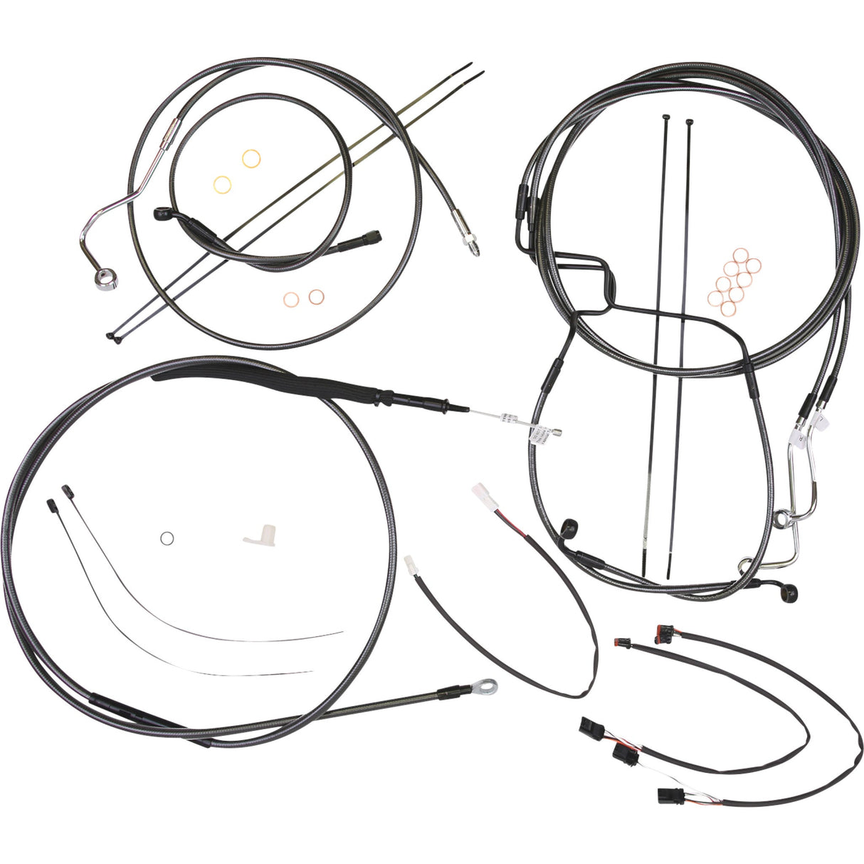 Magnum Shielding Cable Kit - 487971 For Harley Road Glide 2021-2023