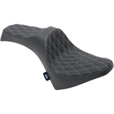 DRAG SPECIALTIES Predator III Seat Double - Diamond Stitching Scout '15-'22