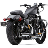 COBRA 1801-1402 6086 Neighbor Hater Slip-On Mufflers - 3" Neighbor Hater Mufflers for XL - Chrome