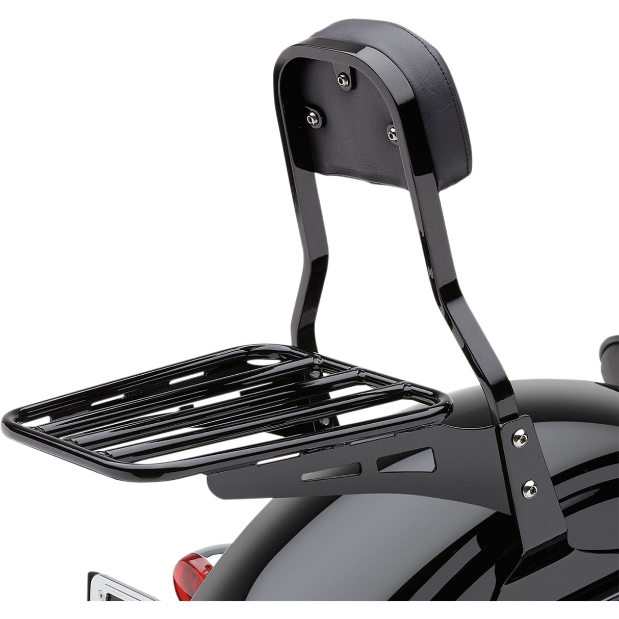 COBRA 1503-0077 02-3500B Luggage Rack for Cobra Sissy Bar - Black - Tubular