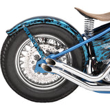 DRAG SPECIALTIES DS325092 Polished Stainless Steel Drilled Brake Rotor Drilled Brake Rotor - Rear - 11.5" - Harley-Davidson