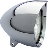 HEADWINDS 2001-3067 1-4500VCA Headlight Housing 4-1/2" - vampire concours bullet - chrome