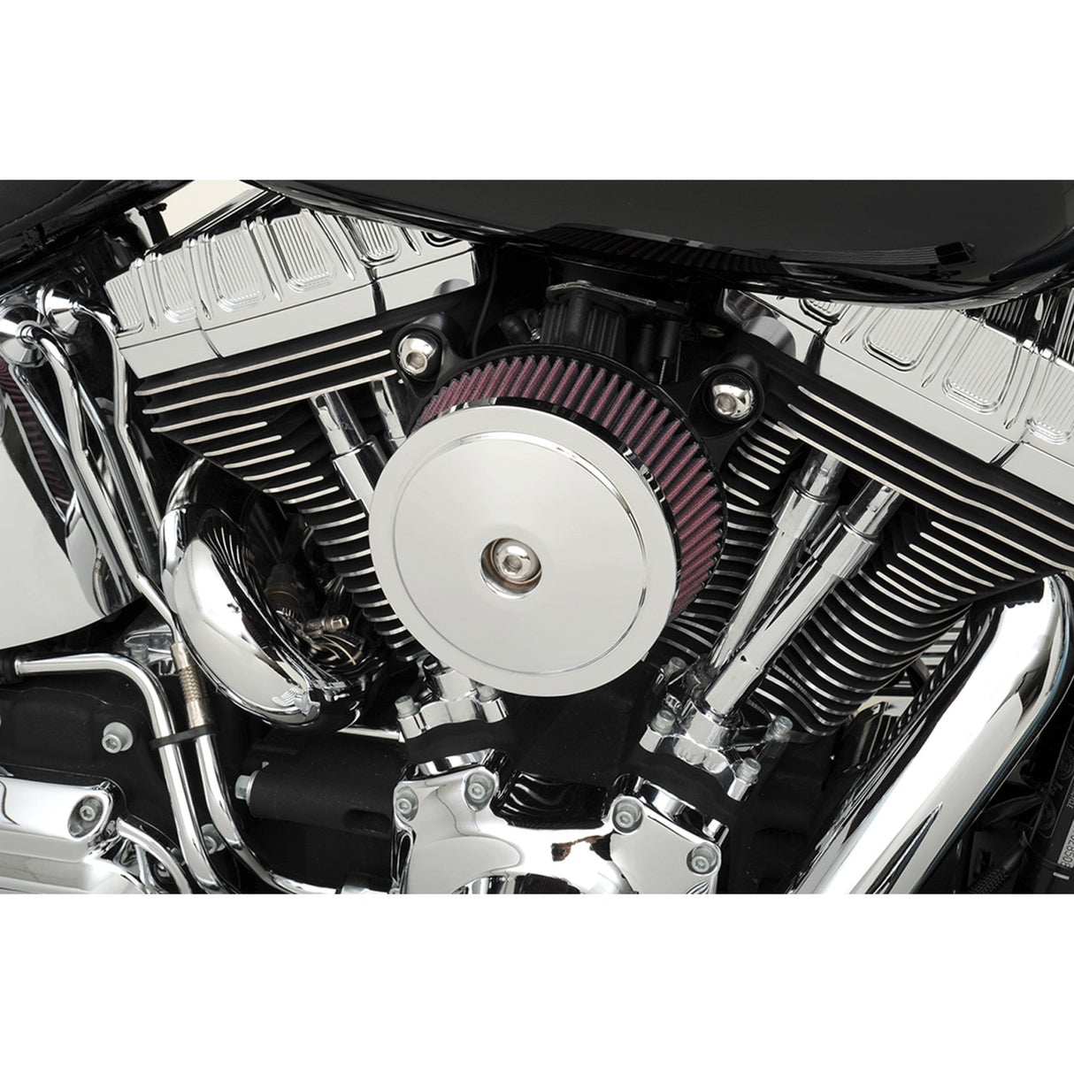 S&S CYCLE 1014-0120 170-0120 Stealth Air Cleaner Cover - Bob Dome - Chrome