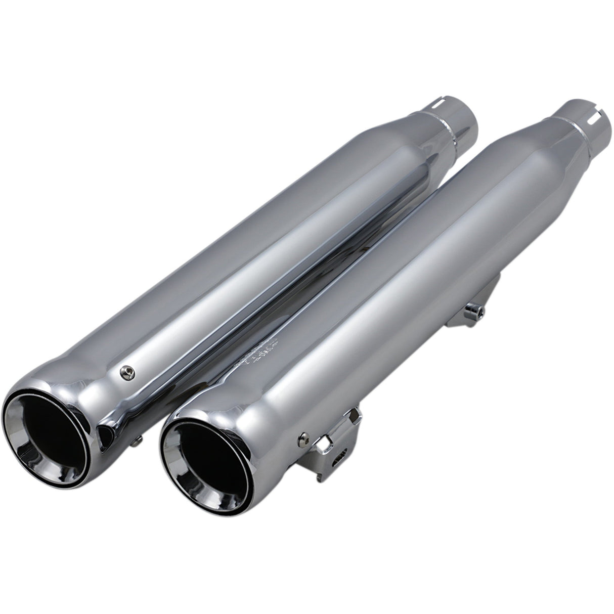 Cobra Neighbor Hater Slip-On Mufflers 3" Chrome Fxdf - 6049 For Harley Dyna 2008-2017