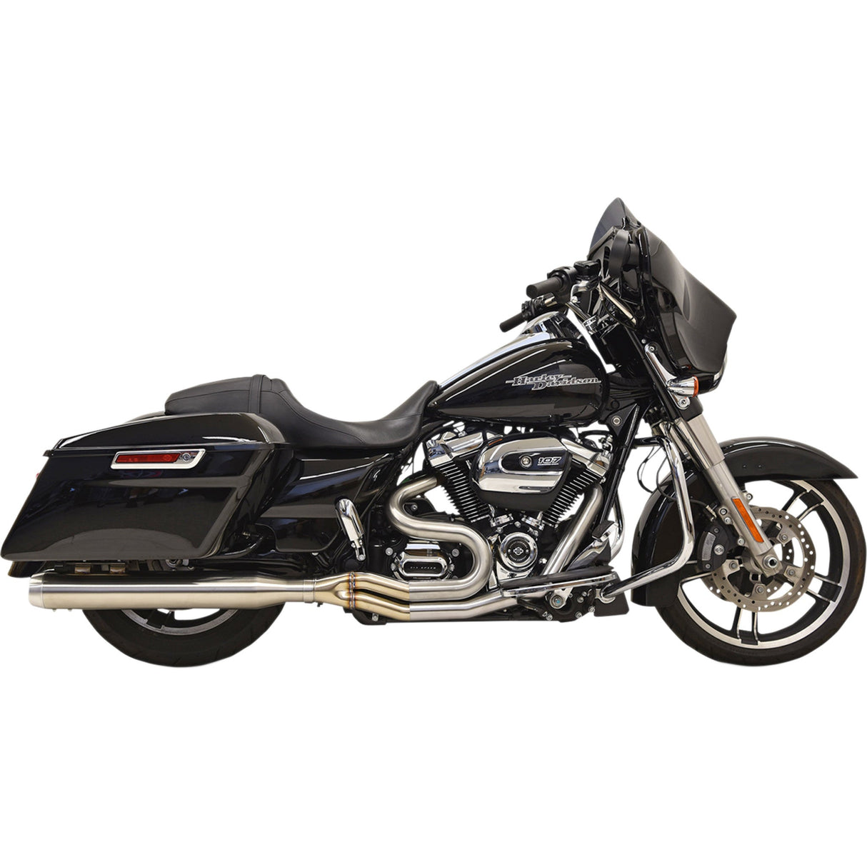 Bassani Xhaust Road Rage III 2-Into-1 Exhaust System - 1F28SS For Harley Touring 2017-2026