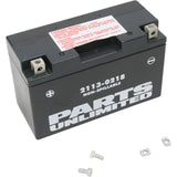 PARTS UNLIMITED 2113-0218 Factory-Activated AGM Maintenance-Free Battery AGM Battery - YT7B-BS