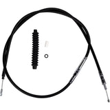 Drag Specialties High-Efficiency Black Vinyl Clutch Cable 60-5/8" For Harley Low Rider Custom 1987-1994