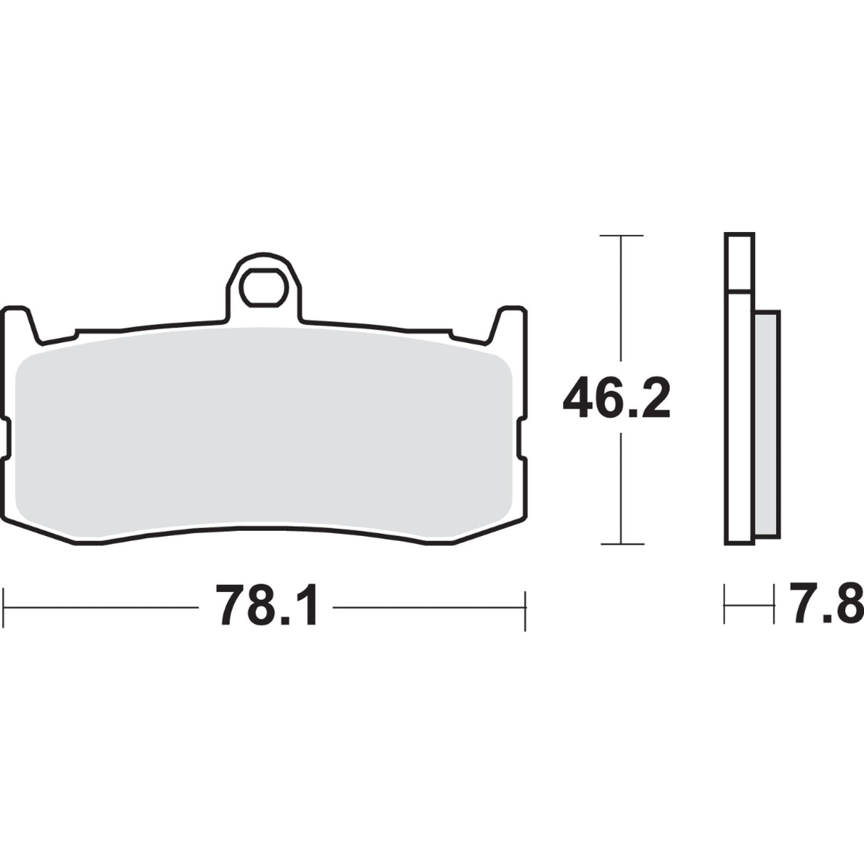 Sbs Brake Pad - 864DC Triumph Daytona 2009-2015