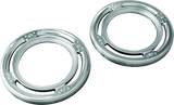 Kuryakyn 3792 Rear Speaker Accents For Harley-davidson Chrome