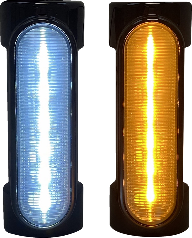 Dynamic Amber/White Engine Guard LEDS/Universal