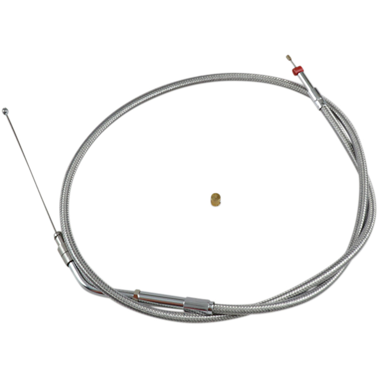 Barnett Stainless Steel Throttle Idle Cable - 102-30-30041 For Harley Sportster 2007-2022