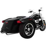 VANCE & HINES 1801-1232 16796 Twin Slash Slip-On Mufflers - FLRT
