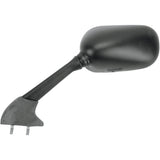EMGO 0640-0184 20-80552 OEM-Style Replacement Mirror Mirror - Side View - Rectangle - Black - Left