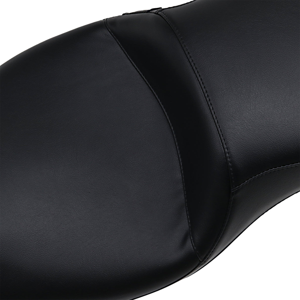 LePera Outcast Daddy Long Legs Seat 2-Up Without Backrest Smooth Black - LK-997DL For Harley Touring 2008-2023