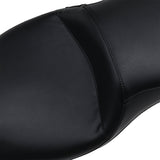LePera Outcast Daddy Long Legs Seat 2-Up Without Backrest Smooth Black - LK-997DL For Harley Touring 2008-2023