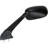EMGO 0640-0666 20-31942 OEM-Style Replacement Mirror Mirror - Side View - Rectangle - Black - Left