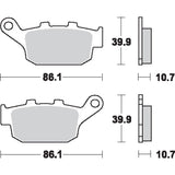 Sbs Brake Pad - 614LS Buell Motorcycles 1998-2010
