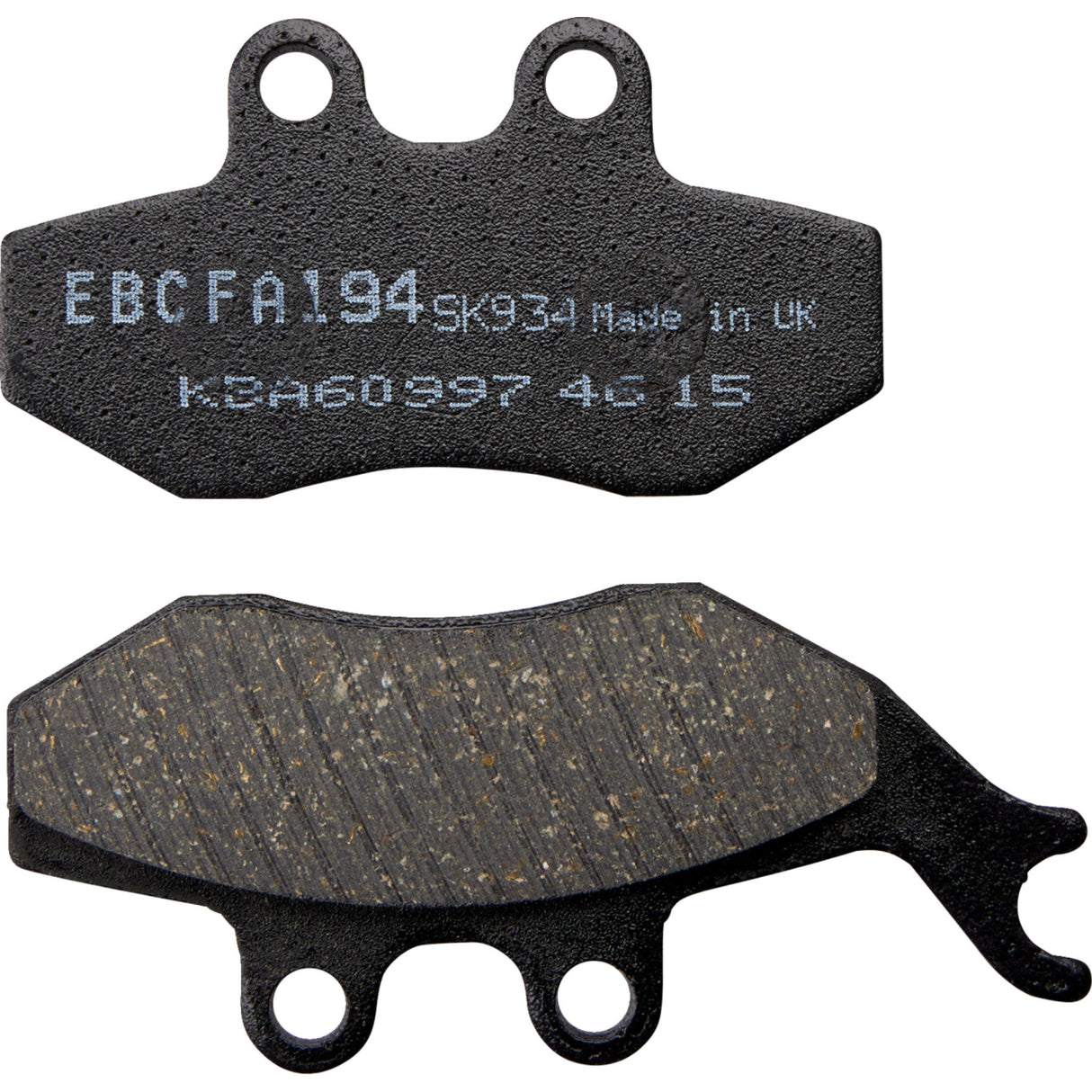 EBC Organic Base "FA" Brake Pads - FA194 For Gas Gas Pampera 250 / Pampera 125 / 50 2005-2008 | Beta Alp 200 / 125 2018-2024 | Piaggio 200 2002-2006