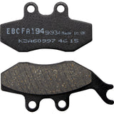 EBC Organic Base "FA" Brake Pads - FA194 For Gas Gas Pampera 250 / Pampera 125 / 50 2005-2008 | Beta Alp 200 / 125 2018-2024 | Piaggio 200 2002-2006