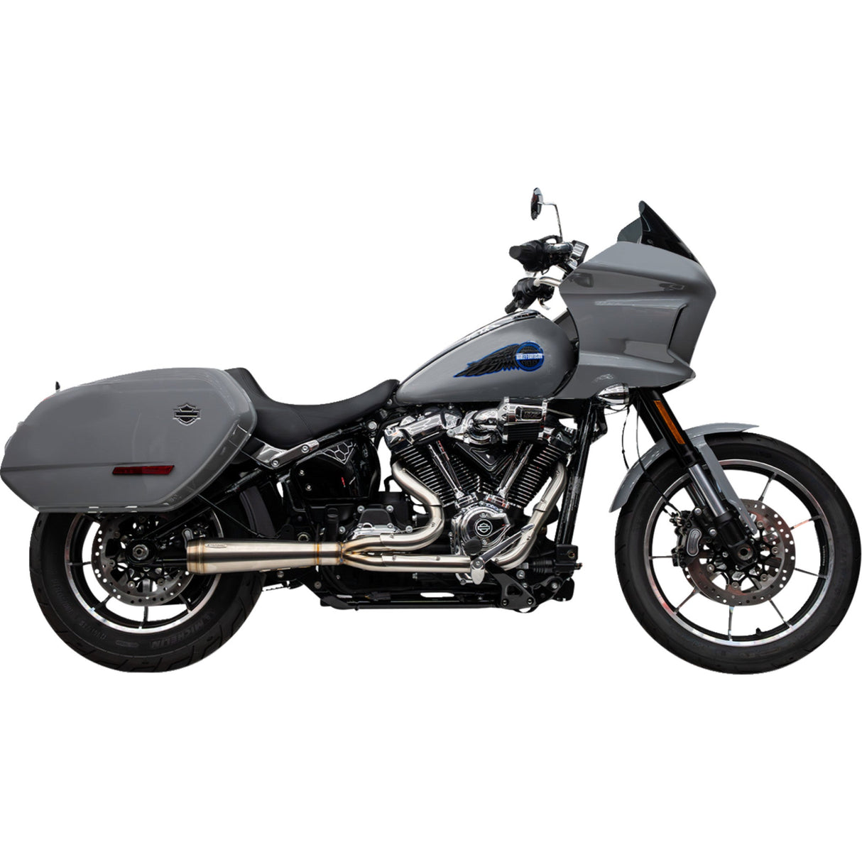 TRASK 1800-2780 TM-5054 2-into-1 Assault Exhaust System stainless steel - softail m8