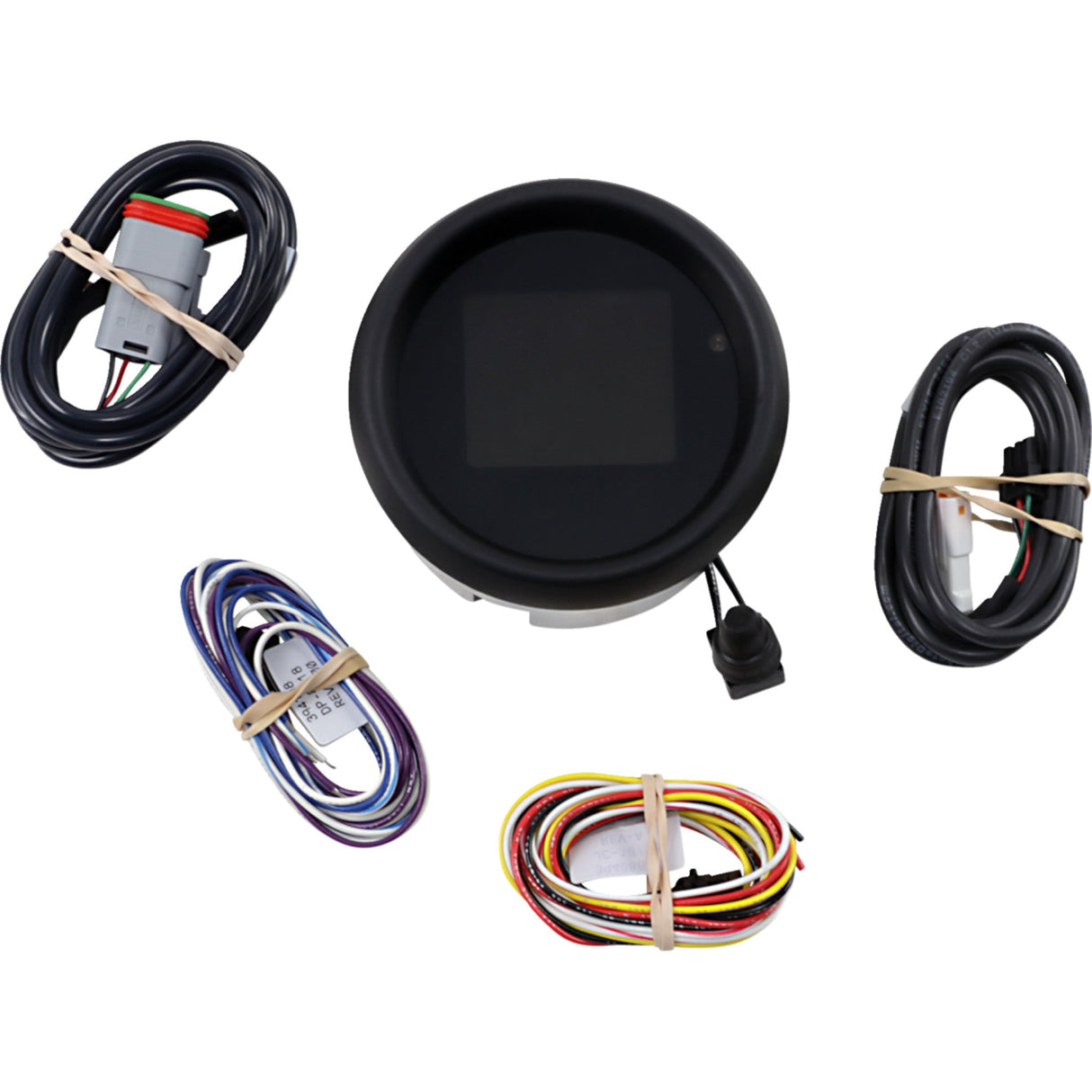 Dakota Digital MLX 3000 Series Gauge Black Bezel 3-3/8" - MLX-3000-K For Harley 1994-2003