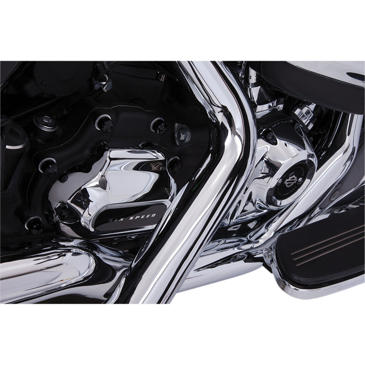 Ciro Engine Bolt Cover Caps Crown Diamond-Cut Chrome M8 - 70021 For Harley Motorcycles 2014-2026