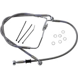 DRAG SPECIALTIES Stainless Steel Brake Line Kit Front - (Lower/Upper)