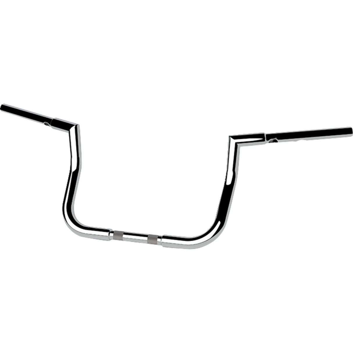 LA Choppers 1-1/4" Twin Peaks Touring Handlebar 10" Chrome - LA-7367-10 For Harley Touring 2023-2026