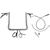 FAT Baggers INC. EZ Install Wired Handlebar Kit 1-1/4" Pointed Top 16" Chrome - 949016 For Harley Street Glide 2023-2026