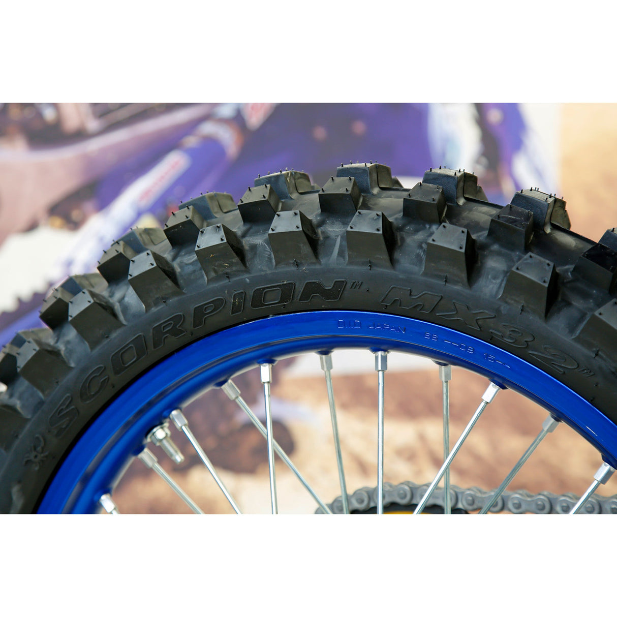 PIRELLI 0313-0126 2588500 Scorpion™ MX32 Mid Soft Tire Tire - Scorpion™ MX32 Mid Soft - Rear - 110/90-19 - 62M