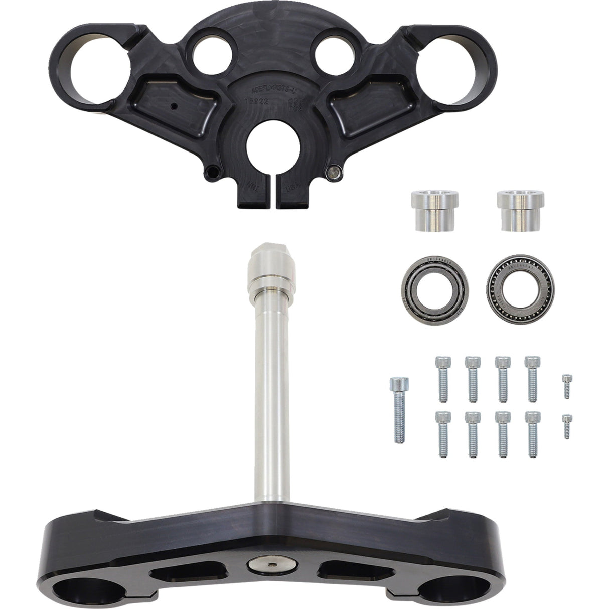 Hawg Halters 49 Mm Triple Tree Track Style - 49EFLAR3-TS13 For Harley Touring 1997-2013