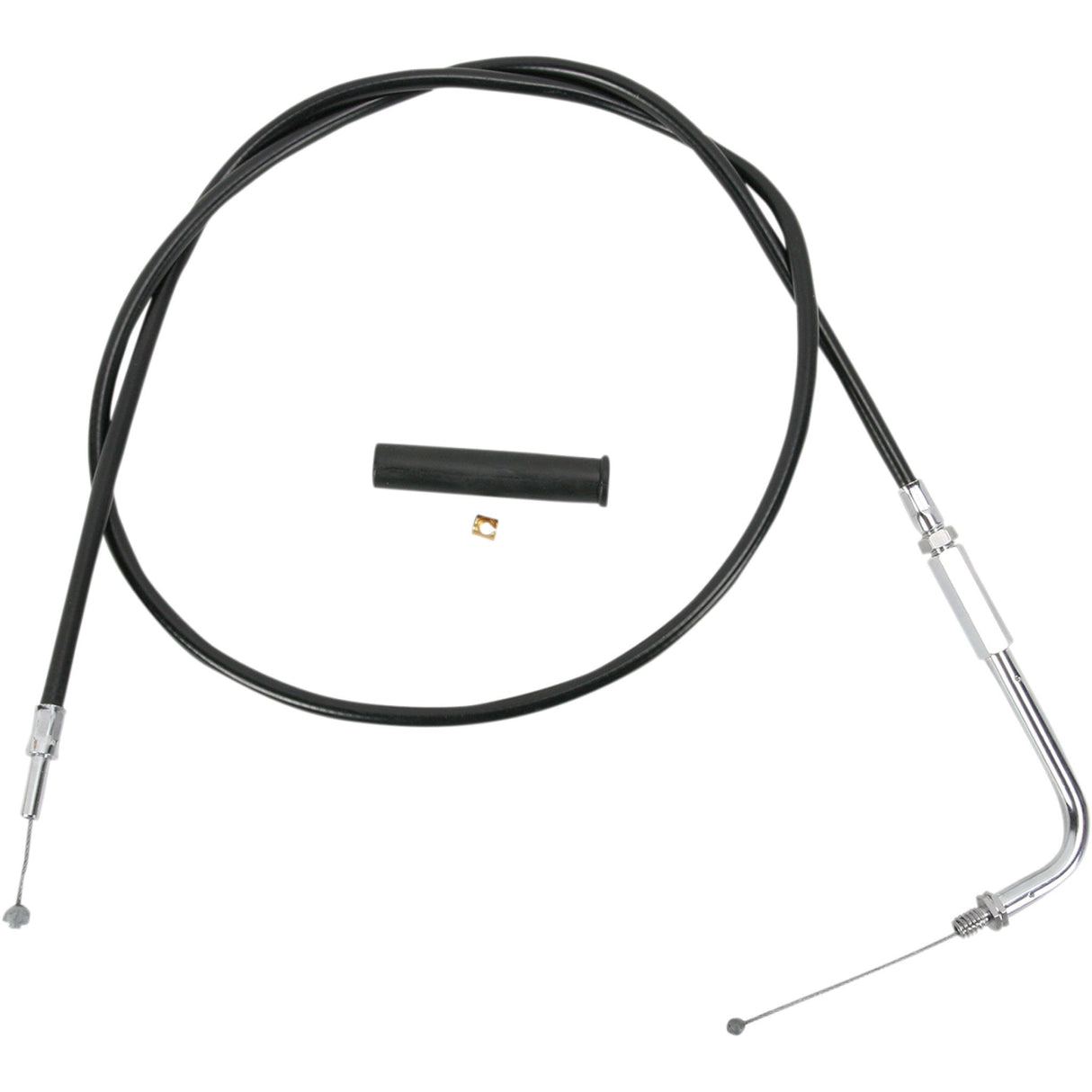 DRAG SPECIALTIES Black Vinyl Cable Throttle