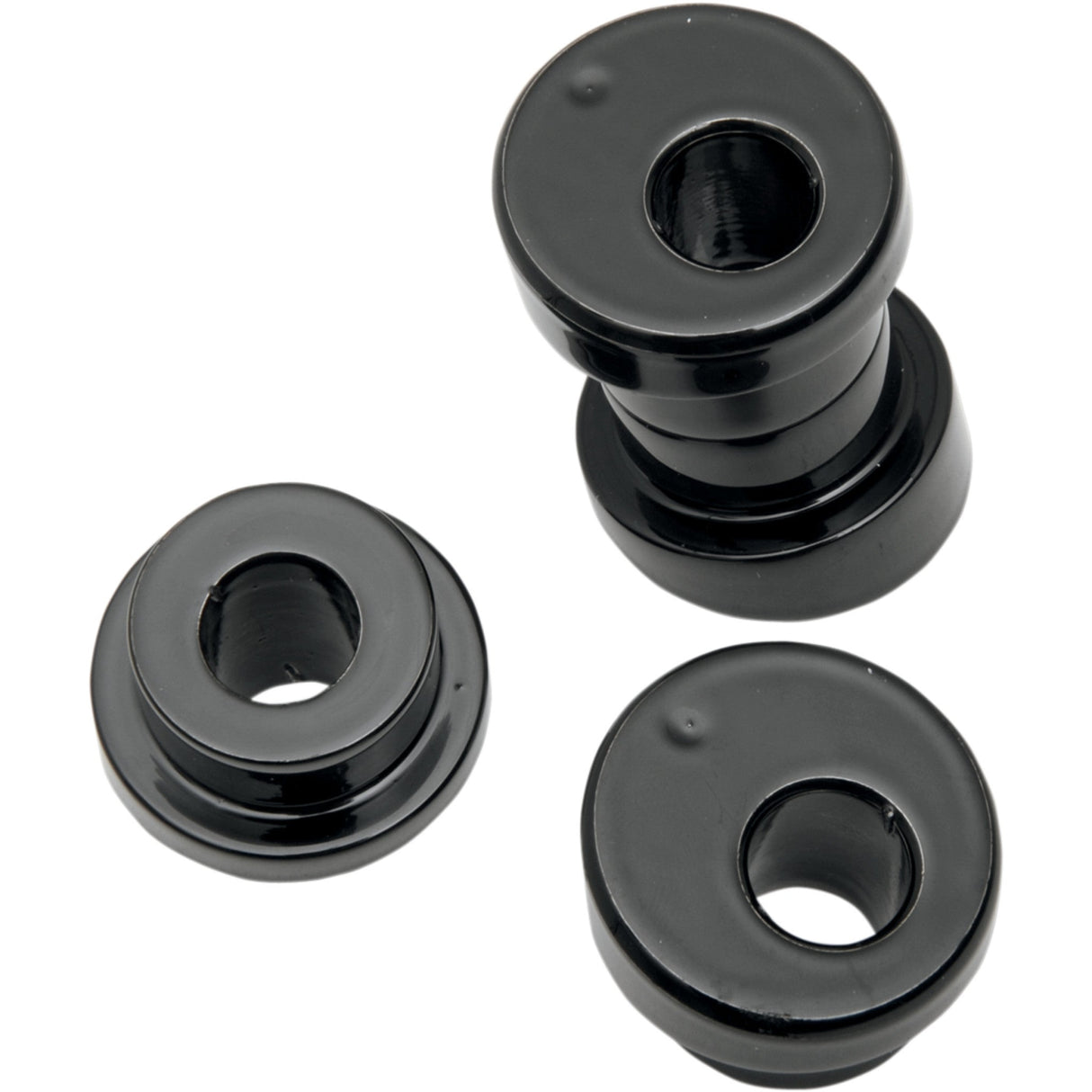 LA CHOPPERS 0602-0573 LA-7400-10B Angled Handlebar Riser Bushing Kit - Riser Adapter - 10° - Black