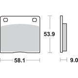 Sbs Brake Pad - 512HF Suzuki Motorcycles 1978-1983