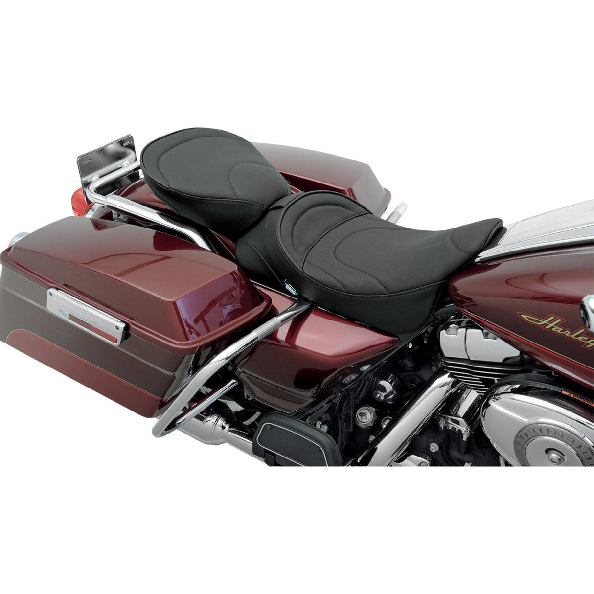 DRAG SPECIALTIES Pillion Pad Seat - Mild Stitched FL '99-'22